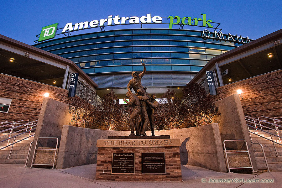 TD Ameritrade Stadium in Omaha, Nebraska is the home to the NCAA Men's College World Series. - Omaha Photography